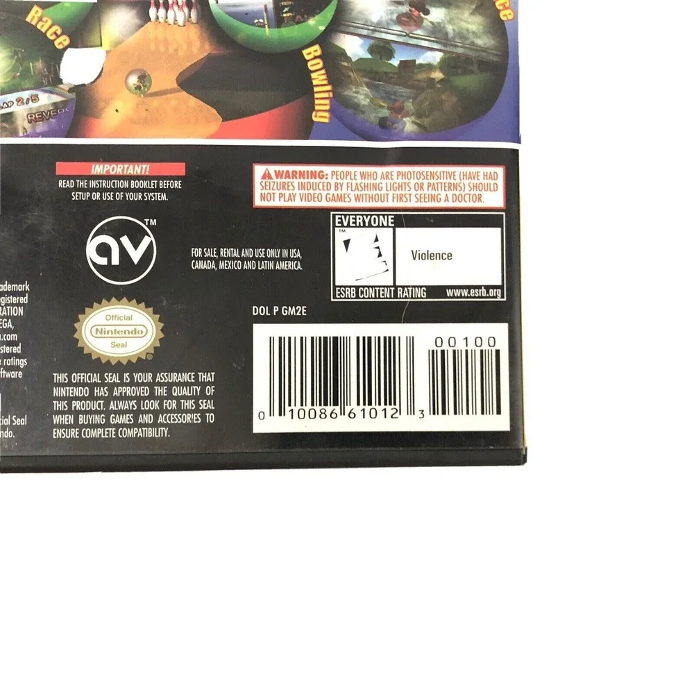 Nintendo‎ Gamecube Super Monkey Ball CIB Complete Black Label Manuals Included